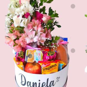 Box Café com Flores
